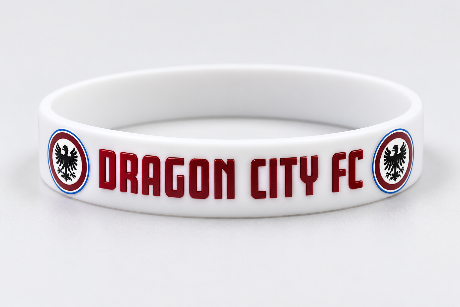 Dragon City FC Bracelet · White product image