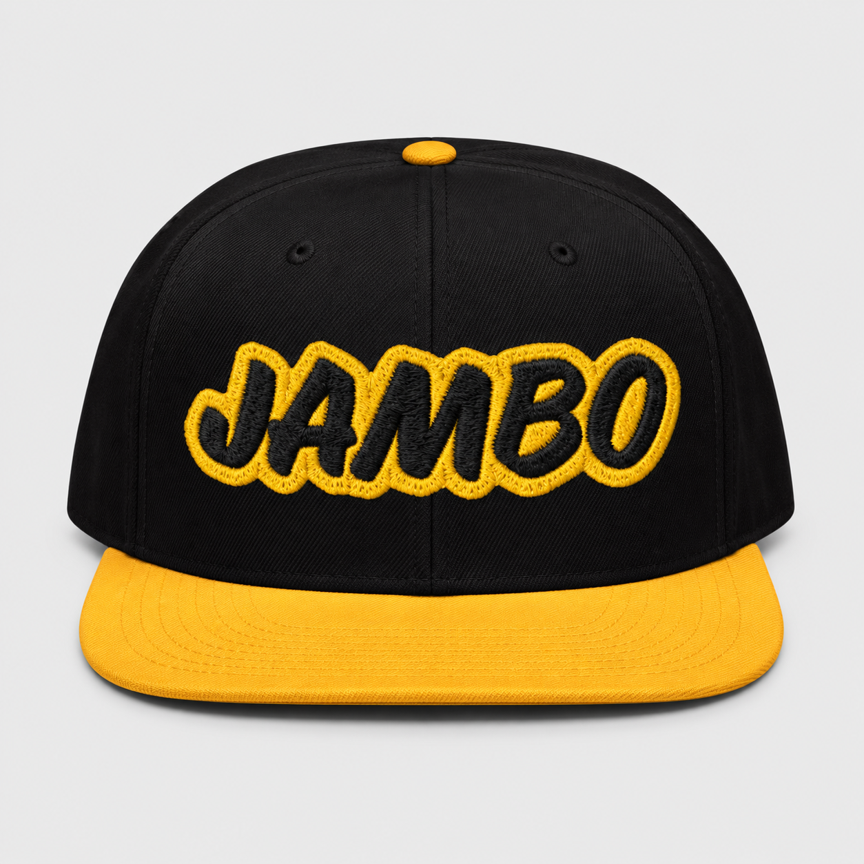 Jambo Black & Gold Outline Snapback product image